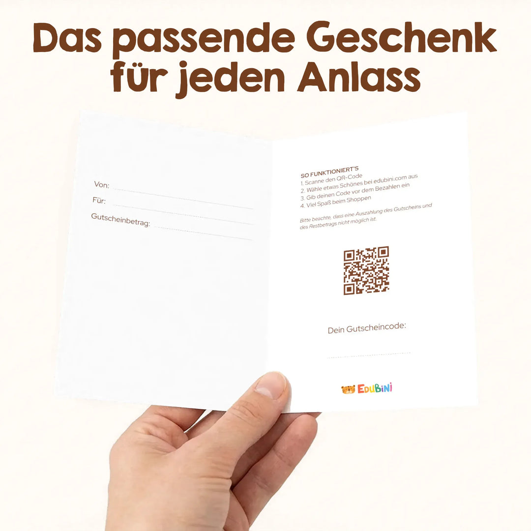 Edubini Digitaler Geschenkgutschein
