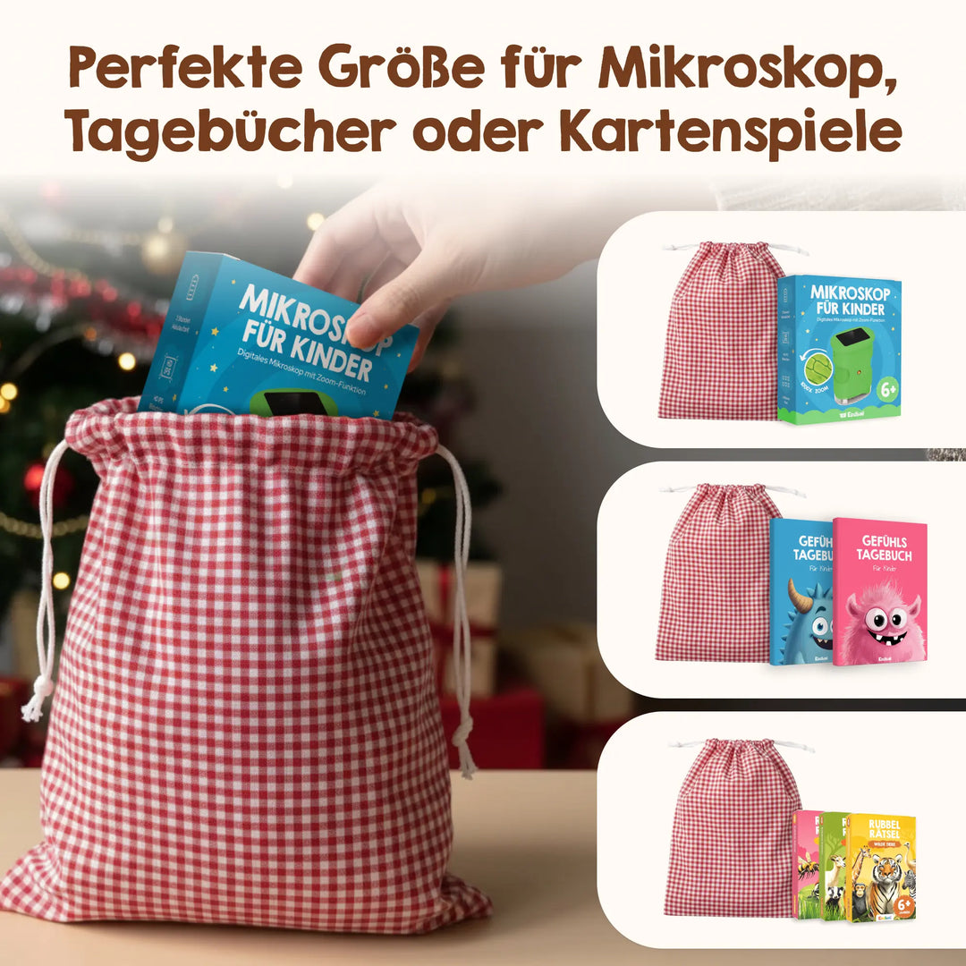 Geschenkbeutel für Mikroskop