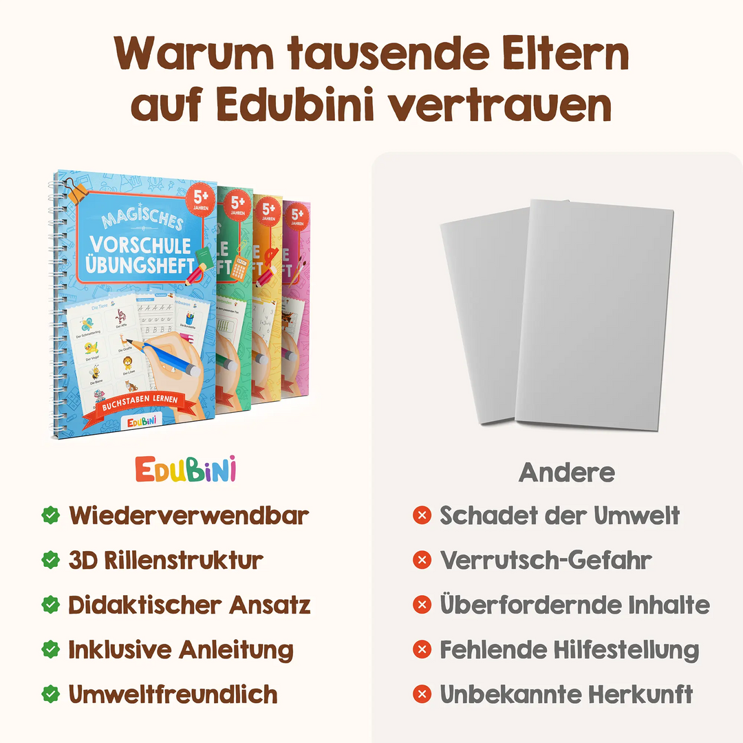 Magische Vorschule Übungshefte