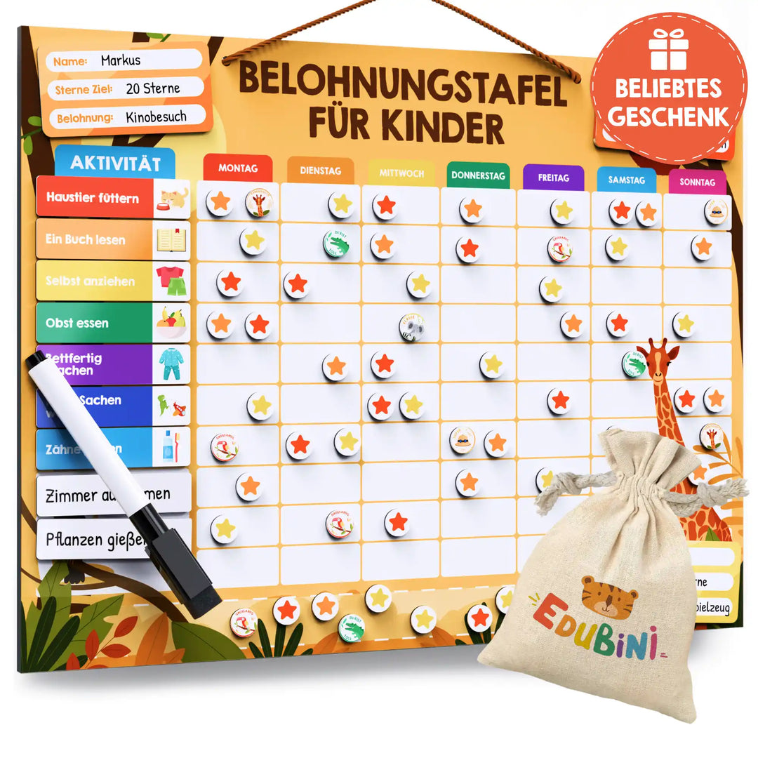 Edubini Belohnungstafel® (Black Friday Angebot)