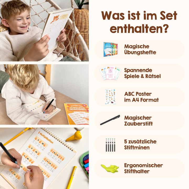Edubini Magische Übungshefte® (Geschenk-Starterset)