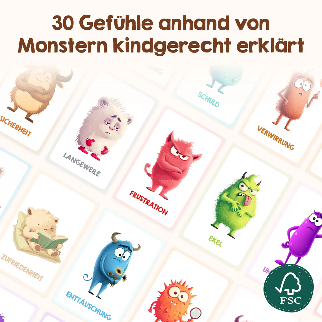 Gefühlskarten für Kinder