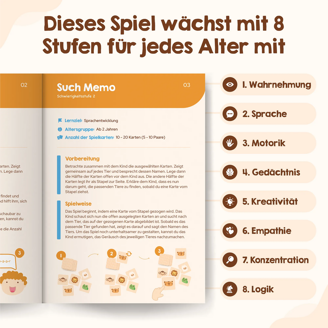 Montessori Memo Spiel