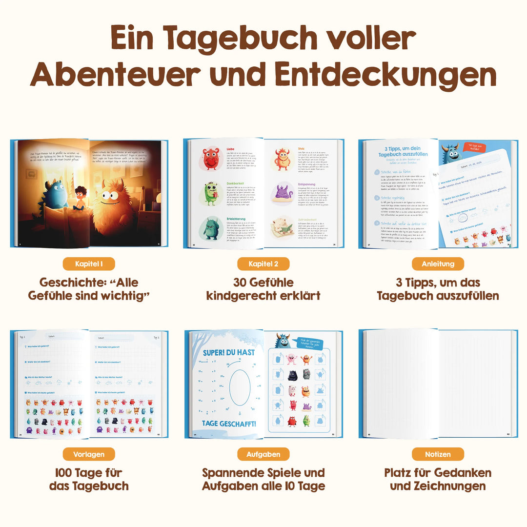 Edubini Gefühlstagebuch (+gratis Kartenset)
