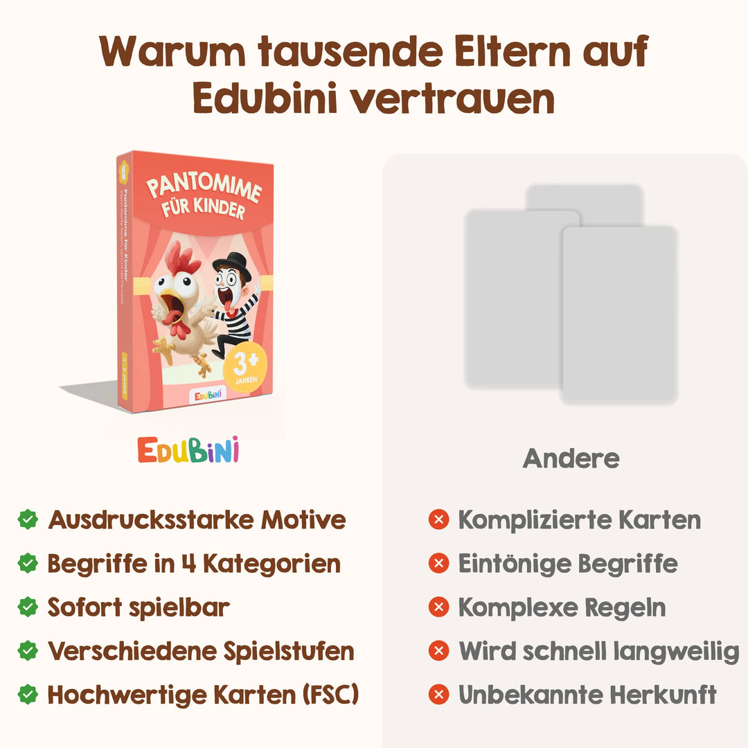 Edubini Pantomime für Kinder