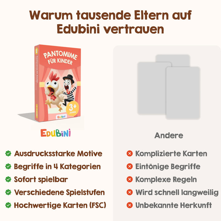 Edubini Pantomime für Kinder