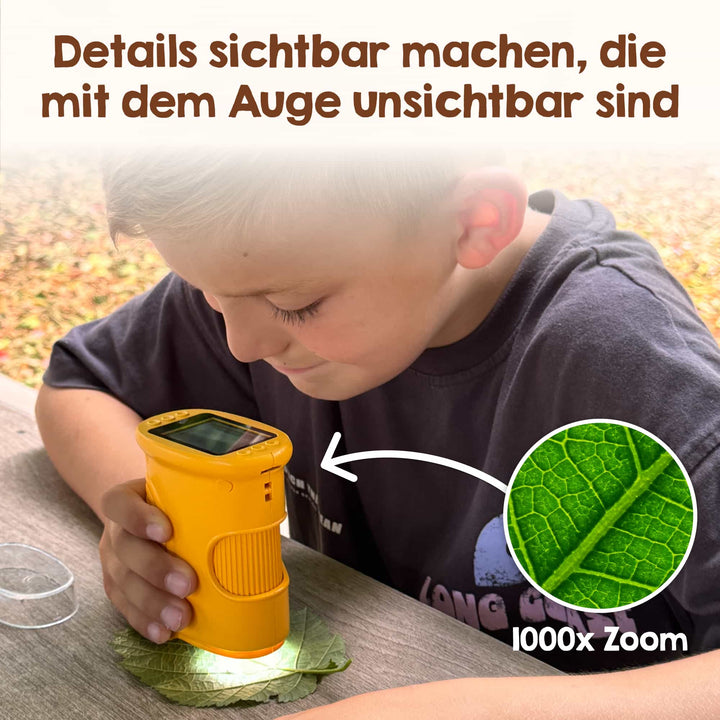 Edubini Abenteuer-Mikroskop für Kinder