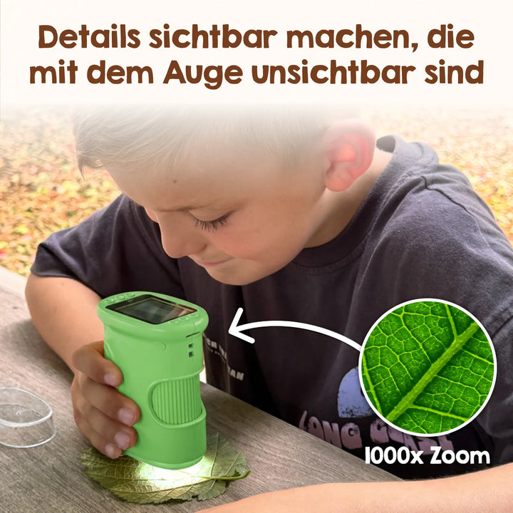 Edubini Abenteuer-Mikroskop® (Indoor-Starterset)