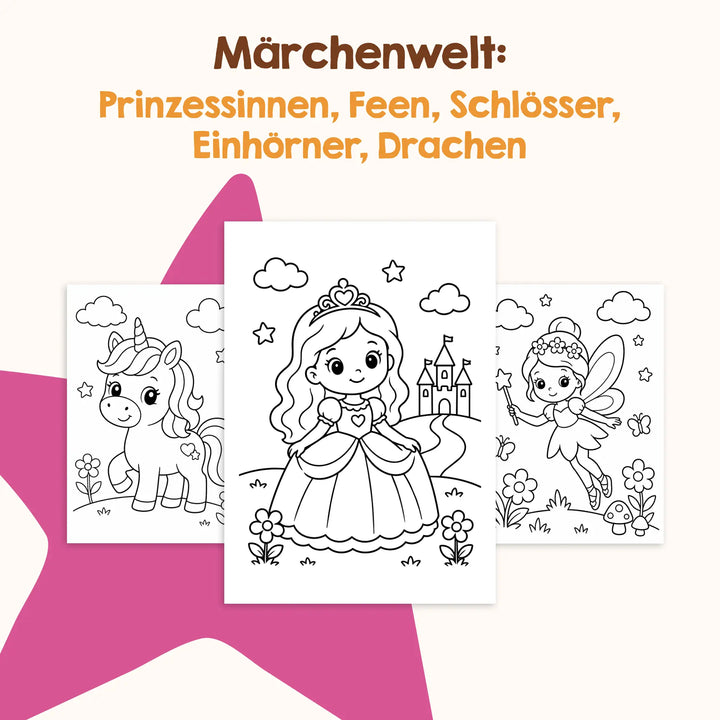 Malbuch für Zauber-Malkasten
