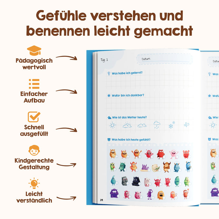 Edubini Gefühlstagebuch® (Geschenk-Starterset)