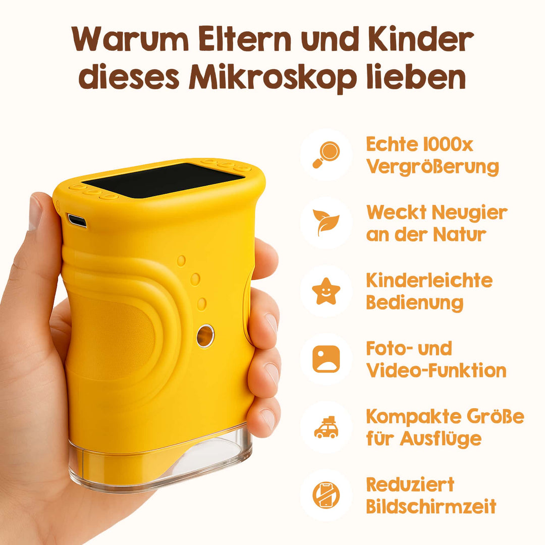 Edubini Abenteuer-Mikroskop für Kinder
