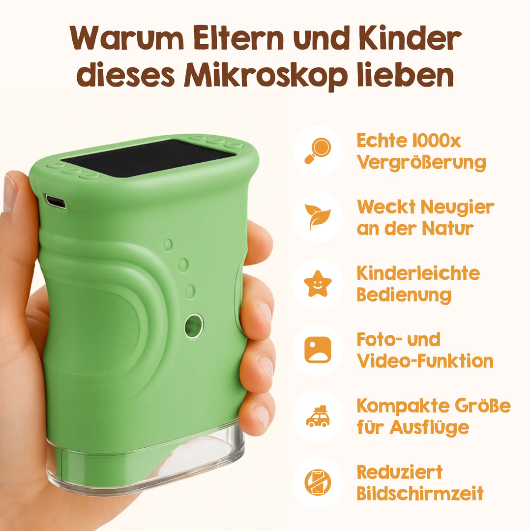 Edubini Abenteuer-Mikroskop® (Geschenk-Starterset)