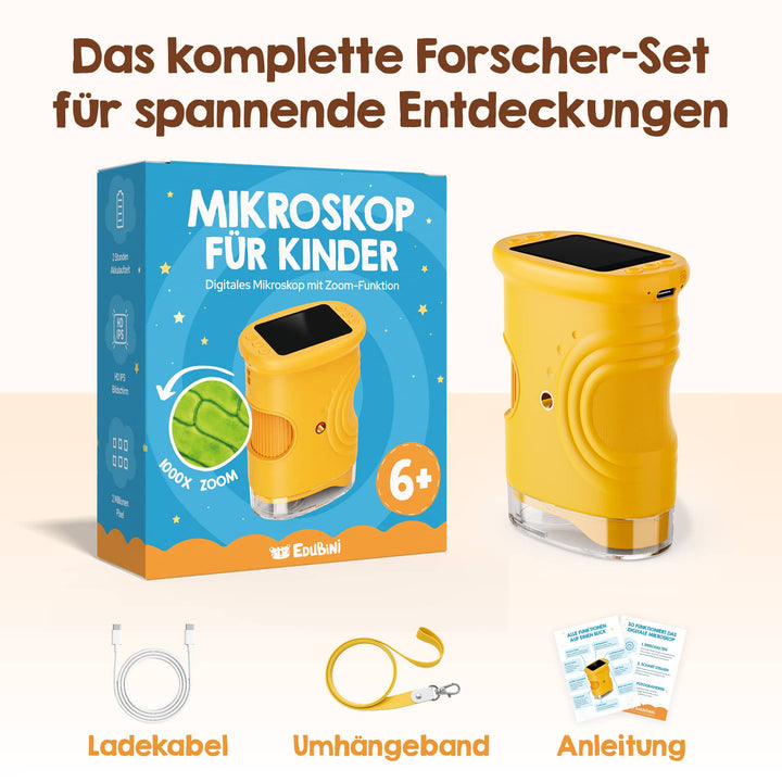 Edubini Abenteuer-Mikroskop für Kinder