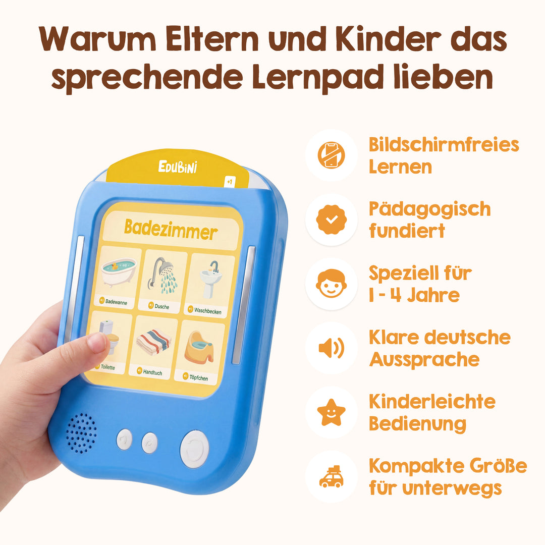 Edubini Edupad - Interaktives Sprachlernsystem (Starterset)