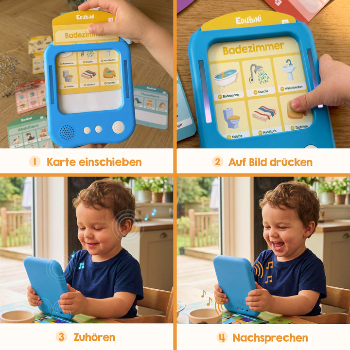 Edubini Edupad - Interaktives Sprachlernsystem (Starterset)
