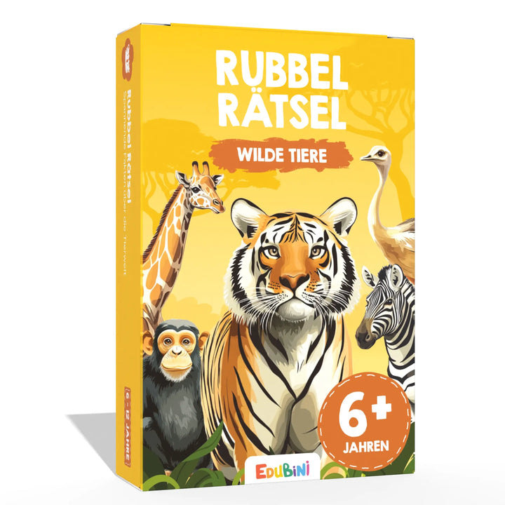 Edubini Rubbelrätsel - Reisespiel für Kinder