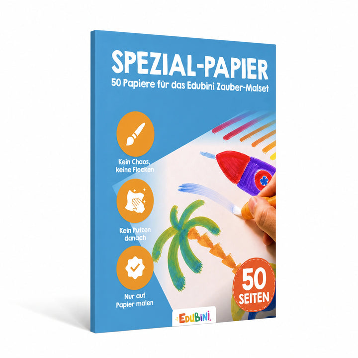 Spezialpapiere für Zauber-Malkasten (50 Blätter)