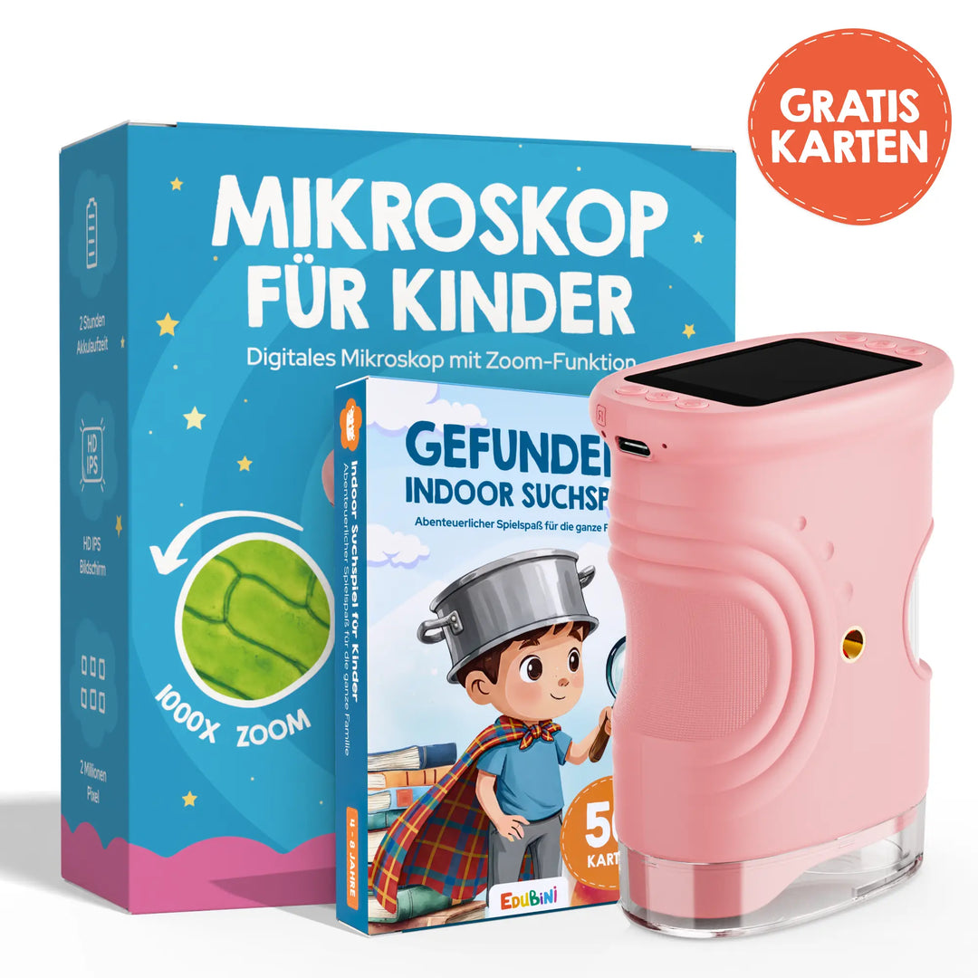 Edubini Abenteuer-Mikroskop® (Indoor-Starterset)