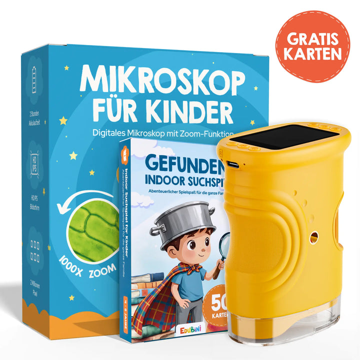 Edubini Abenteuer-Mikroskop® (Indoor-Starterset)