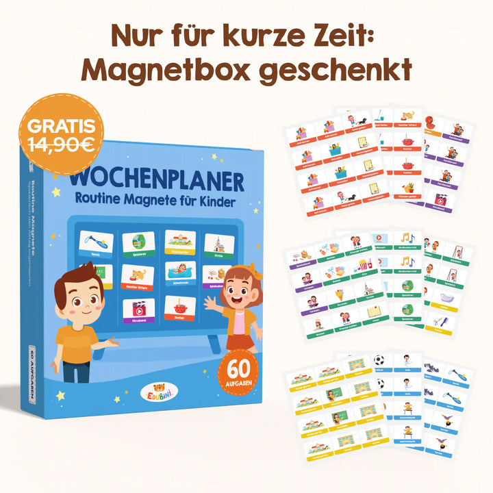 Edubini Wochenplaner (+gratis Magnetbox)