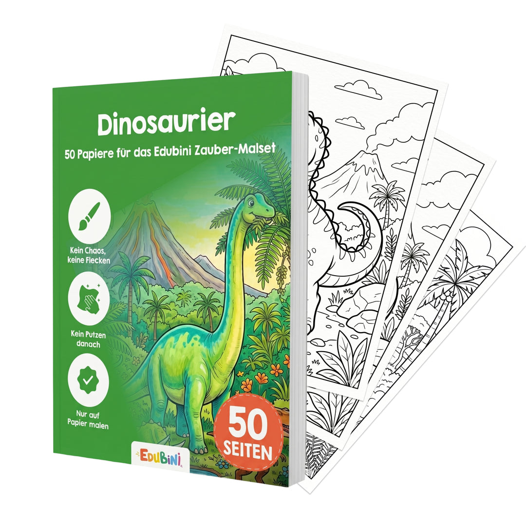 50 Malvorlagen (Dinosaurier)