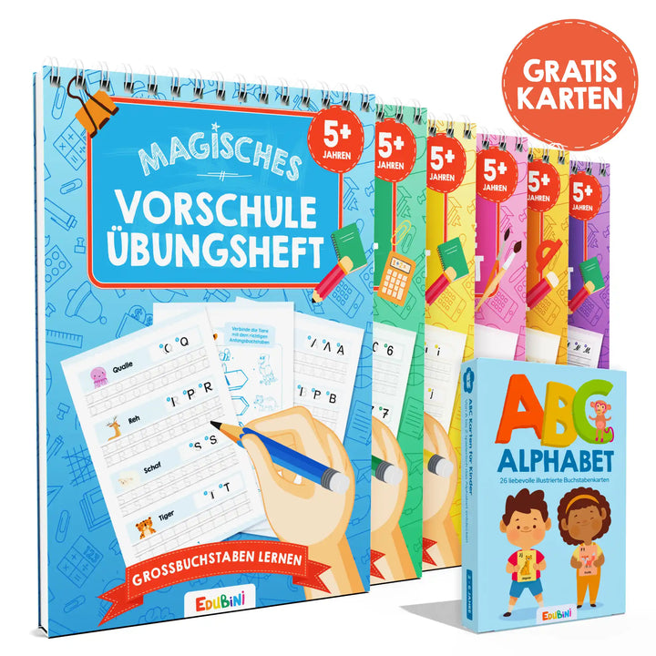 Edubini Magische Übungshefte® (Geschenk-Starterset)