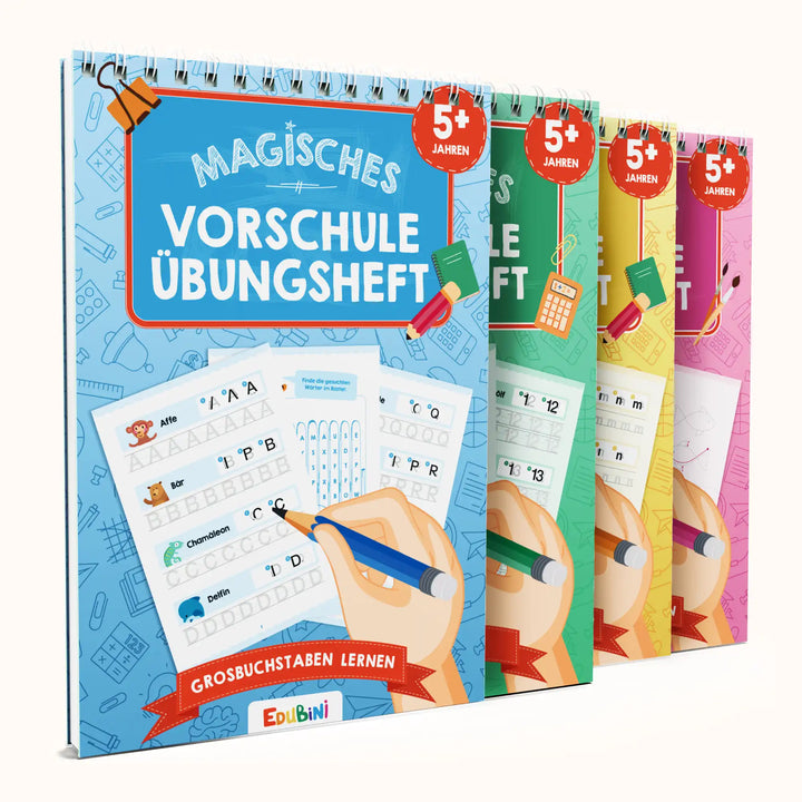Edubini Magische Übungshefte® (Geschenk-Starterset)