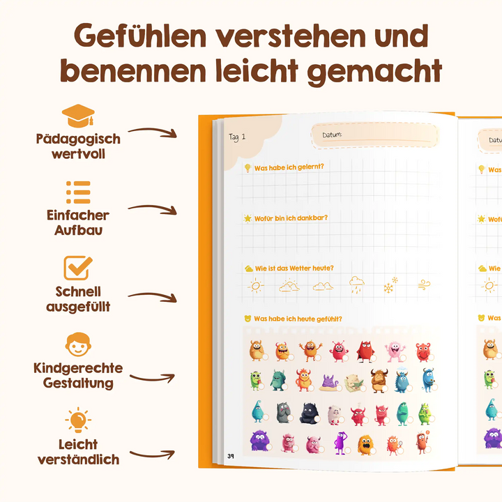 Gefühlstagebuch (+gratis Kartenset)